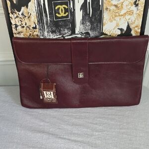 Borelli Collection Vintage 1960s Leather Clutch